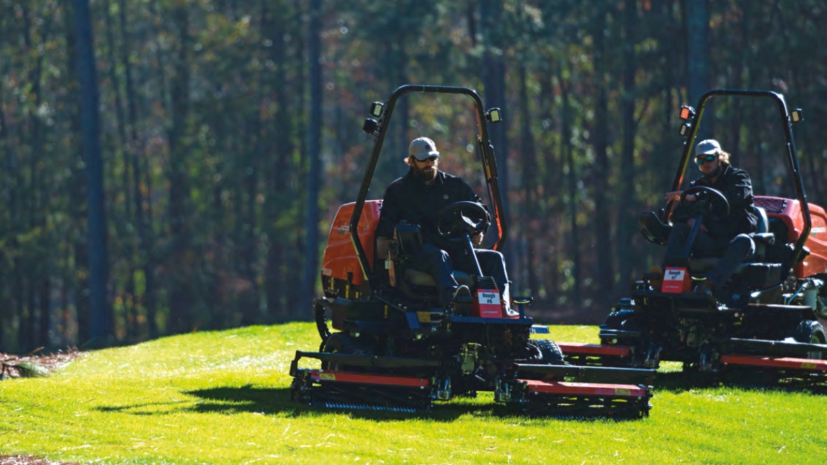 TR320 on grass